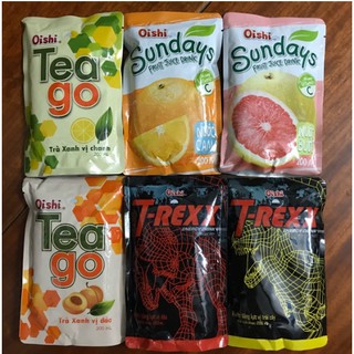 Nước trái cây TeaGo -Sunday Oishi 190ml/ 200ml