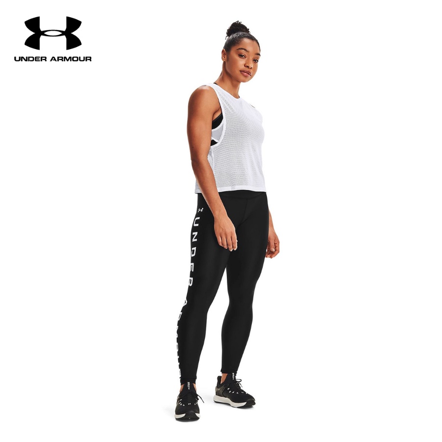 Quần legging thể thao nữ Under Armour HeatGear® No-Slip Waistband Branded Full-Length - 1361046-001