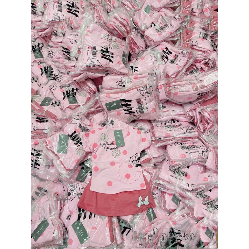 Set áo kèm quần váy Minnie Next cho bé gái siêu đẹp
