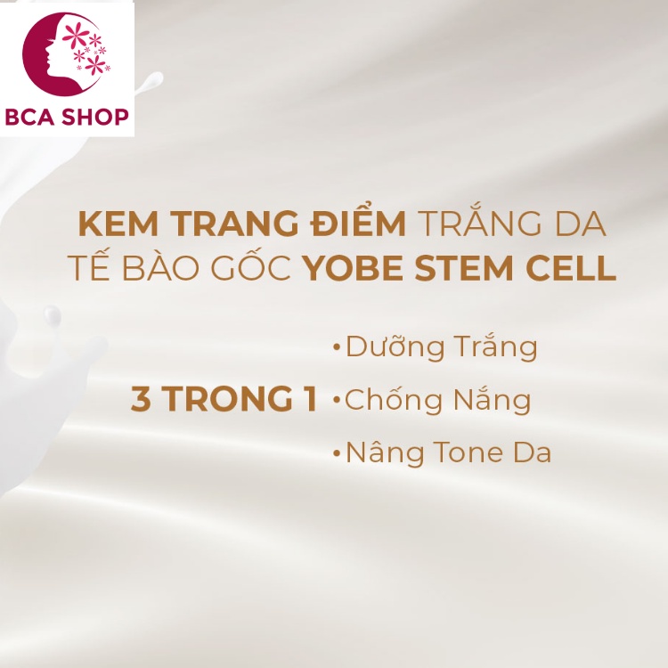 Kem trang điểm tế bào gốc 3 trong 1 Yobecell YC01 - BCAShop | BigBuy360 - bigbuy360.vn