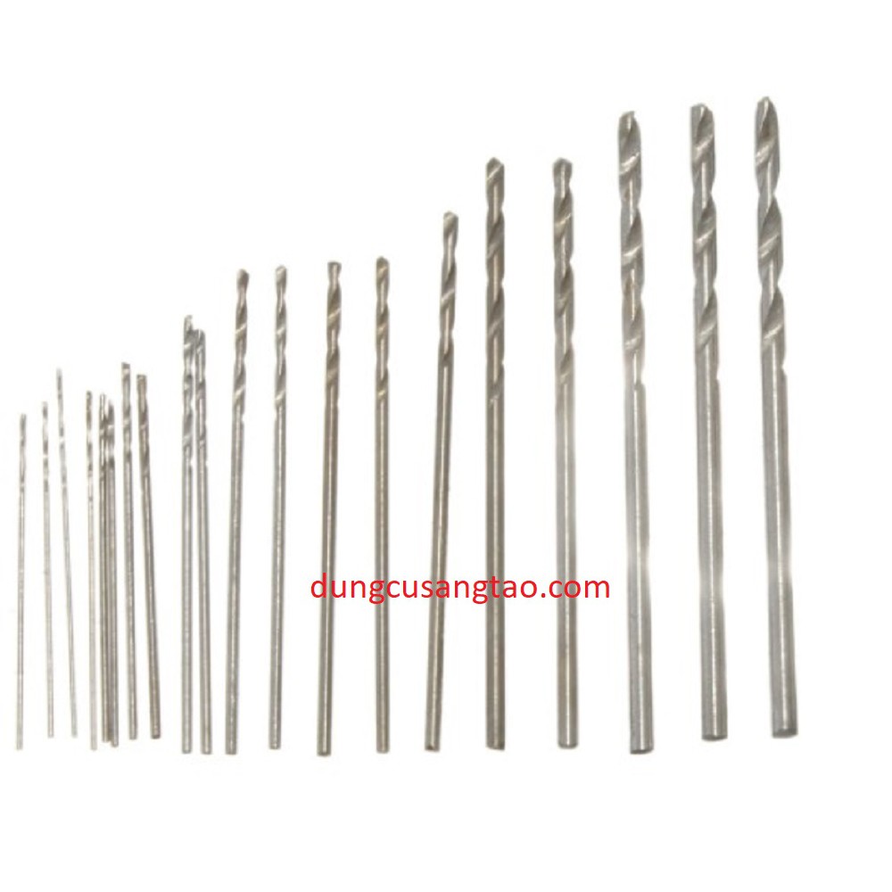 Mũi khoan HSS chuyên dùng khoan gỗ, nhựa, mạch in 0.3-1.6mm