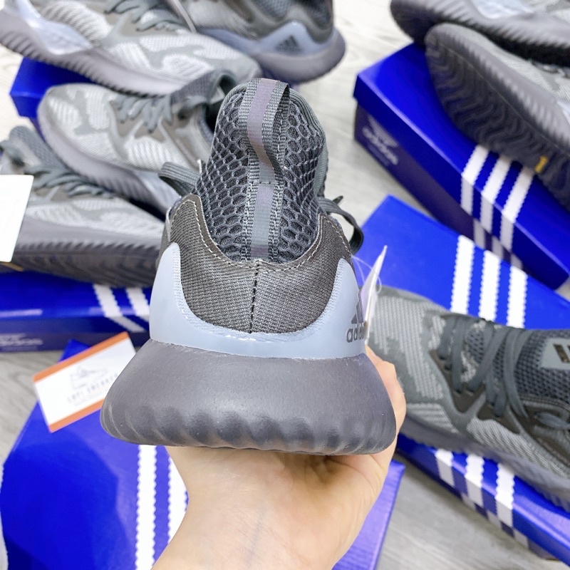 (FULLBOX ) Giày thể thao ALPHABOUNCE Beyond grey xám dành cho nam chạy bộ tập gym