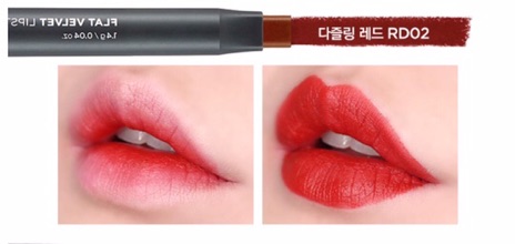 Son lì dạng bút Flat Velvet Lipstick