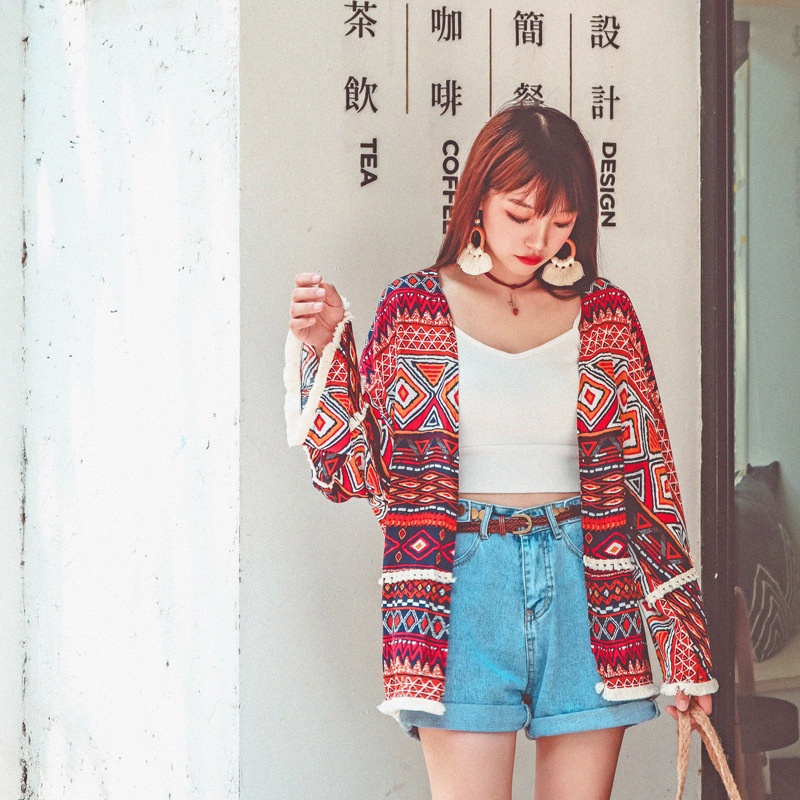 Áo khoác cardigan mỏng tay dài chống nắng phối tua rua phong cách thời trang dành cho nữ 2021
 | BigBuy360 - bigbuy360.vn