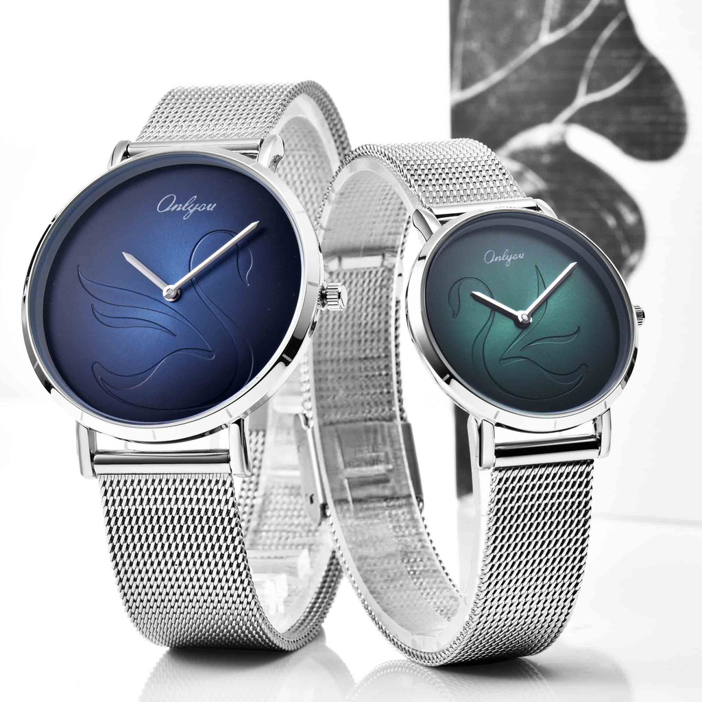 Đồng hồ Onlyou Nam 328021GA Dây Lưới 40mm