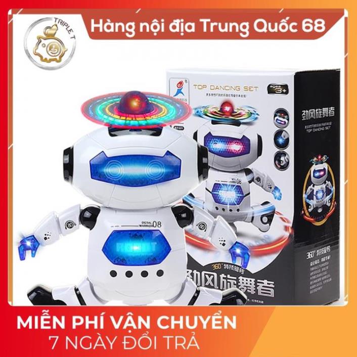 Đồ chơi Robot Xoay 360, Phát Nhạc Và Hát, Chất Liệu Nhựa ABS An Toàn Khi Sử Dụng, Đồ chơi công nghệ (NỘI ĐỊA TRUNG QUỐC)