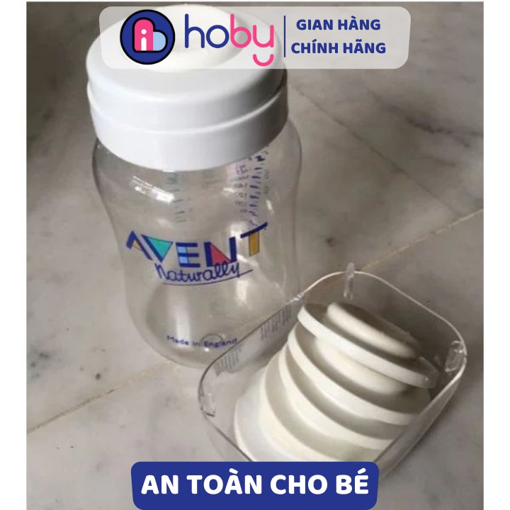 Nắp chặn cho bình sữa Philips Avent Natural chính hãng - Nắp đậy bình sữa chống tràn an toàn cho bé không BPA [HOBY]