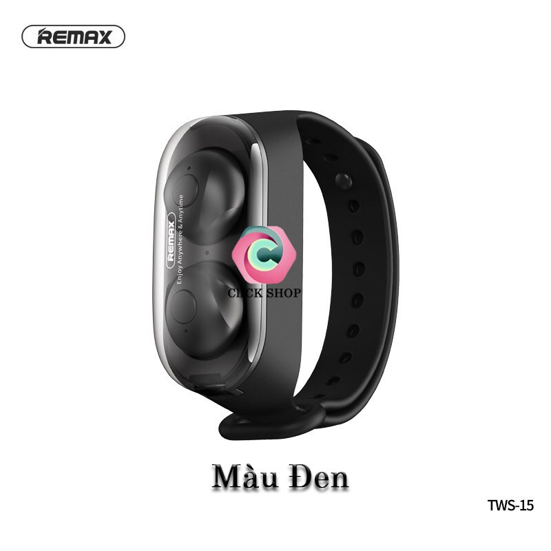 Remax TWS-15 Tai nghe bluetooth không dây Remax TWS-15 kiểu dáng thể thao như đồng hồ đeo tay
