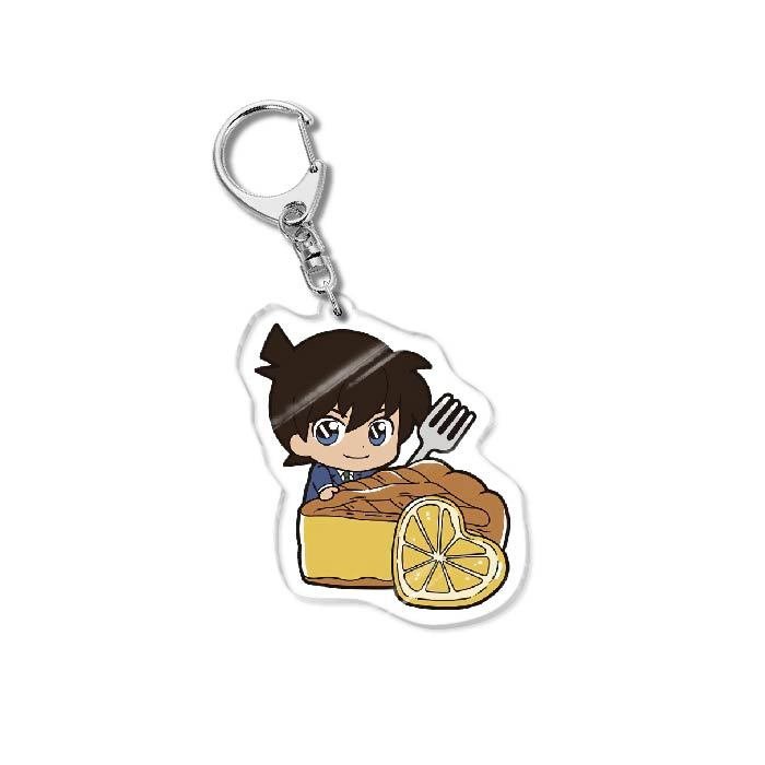 (Mica trong acrylic) Móc khóa THÁM TỬ LỪNG DANH CONAN ver ĐỒ ĂN Detective Conan anime chibi dễ thương xinh xắn