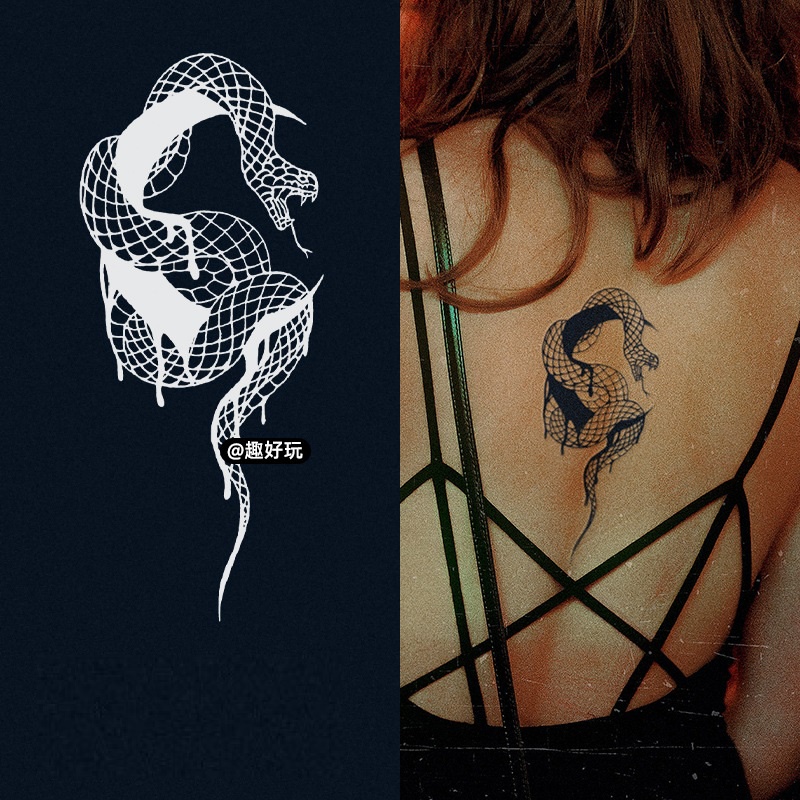 Hình xăm dán tạm thời 10 x 15 cm Unisex chống thấm nước có thể kéo dài đến 15 ngày JIAMIN Magic Tattoo QH100C