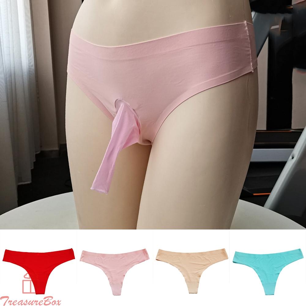 Underwear G String Ice Silk Low Waist Sheer Thongs 60-82cm/ 23.6-32.3 Inch