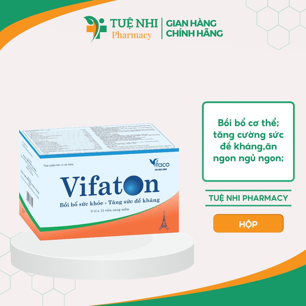 Viên uống bổ tổng hợp VIFATON giúp tăng cường đề kháng - NT021