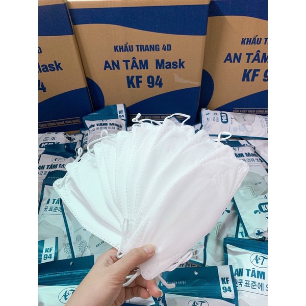 Set 10 Cái Khẩu Trang 4D CT MASK KF94 Y Tế Theo CN Hàn Quốc