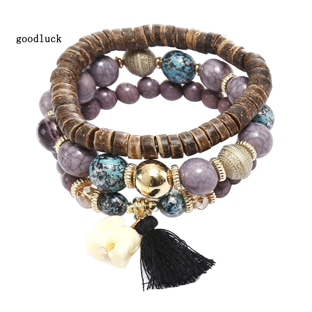 Vòng tay chuỗi hạt phong cách boho thời trang cho nữ | BigBuy360 - bigbuy360.vn