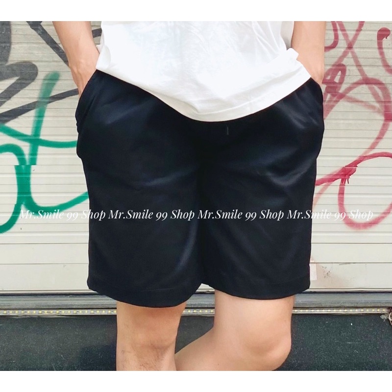 QUẦN SHORT KAKI ĐEN/TRẮNG/TRẮNG KEM. FORM ĐẸP VẢI DÀY MR SMILE 99 SHOP