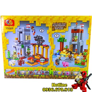 Bộ Lego Xếp Hình Mineecraft My World Xây nông trại. 282 Chi Tiết. Lego Ninjago Lắp Ráp Cho Bé Chơi Cực Thích