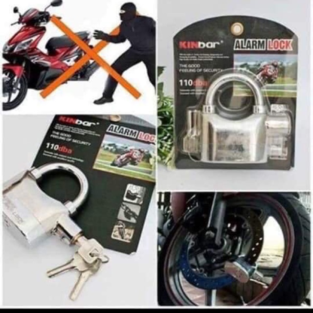 Ổ khoá chống trộm xe máy hay khoá cửa nhà