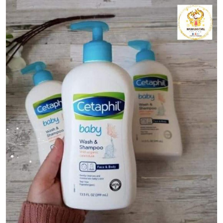Sữa tắm &amp; gội cho bé Cetaphil của Đức 400ml dạng vòi mẫu mới