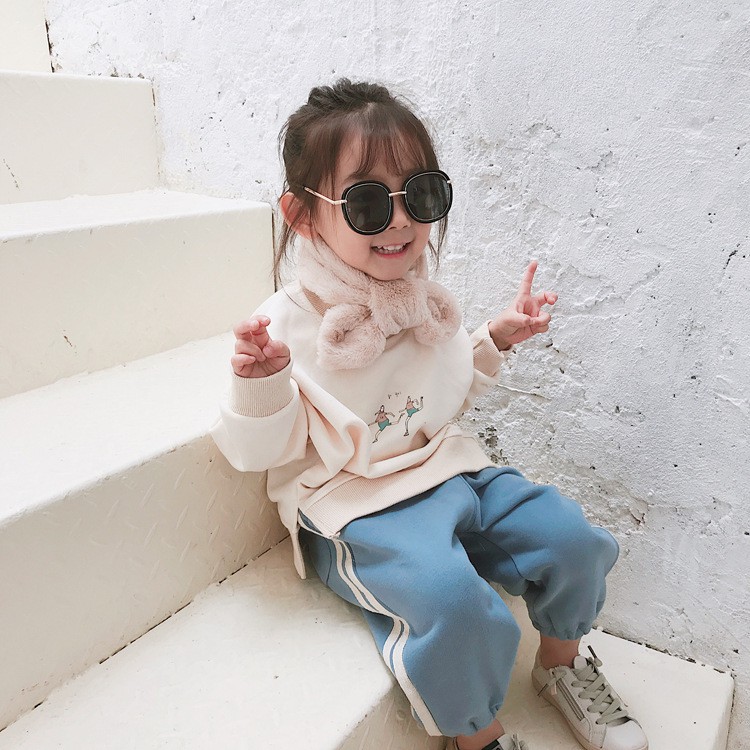 Khăn lông thỏ trẻ em thắt nơ