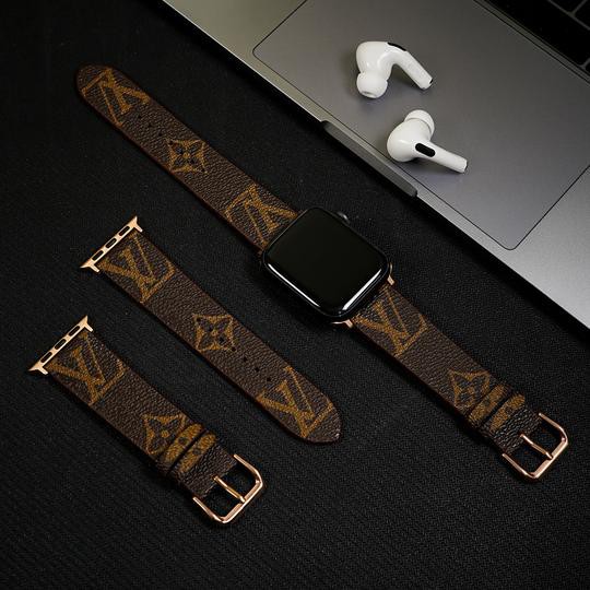 Dây Apple Watch da LV đẳng cấp, sang trọng size 38/40/42/44