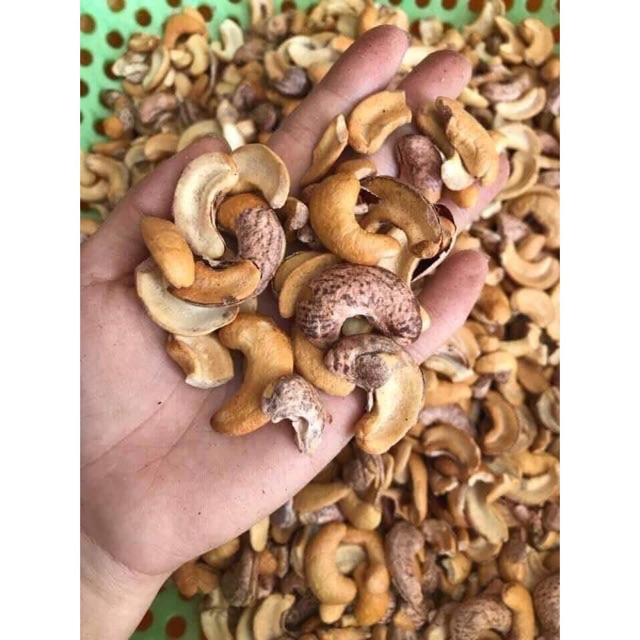 [ẢNH THẬT] 500Gr Hạt điều rang muối vỡ đôi chuẩn bình Phước giòn bùi