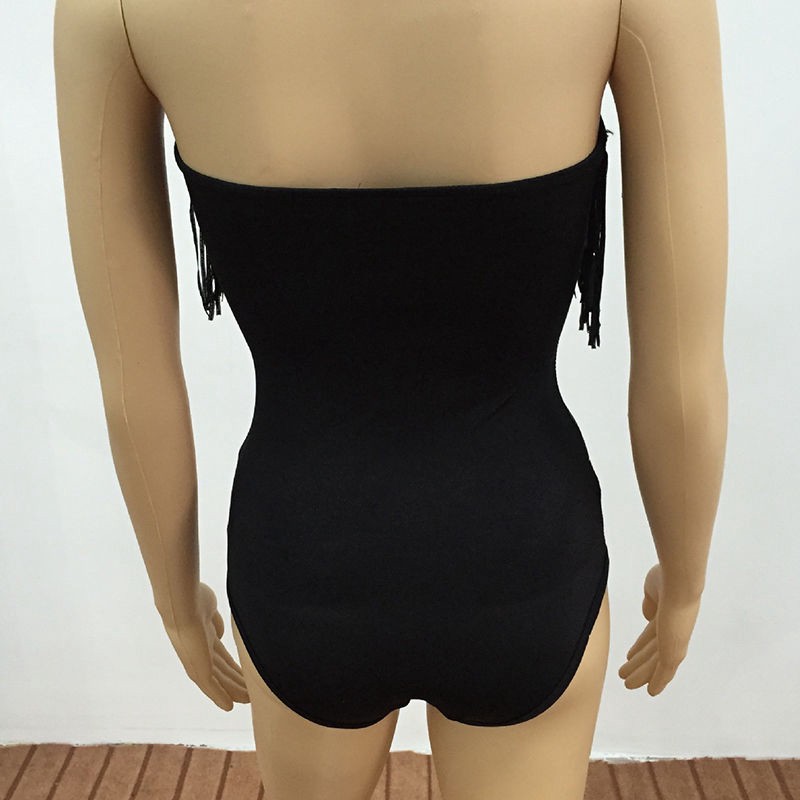 Áo Tắm Một Mảnh Không Dây Màu Đen | BigBuy360 - bigbuy360.vn