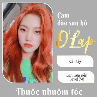 Thuốc nhuộm tóc cam đào san hô không cần tẩy chính hãng OLAP OL21