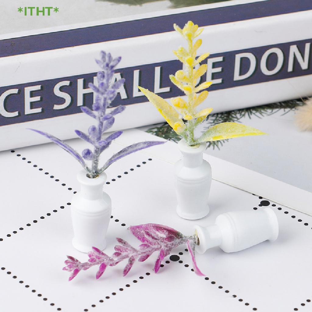Bình Hoa Mini Tỉ Lệ 1: 12 Dùng Để Trang Trí Nhà Búp Bê Mới