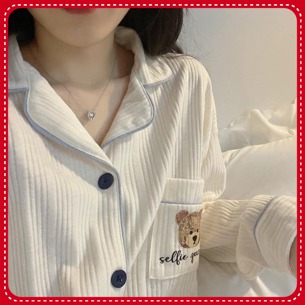 Đồ Ngủ Pijama Dài Tay, Bộ Ngủ Dài Tay Đáng Yêu Nhiều Màu | BigBuy360 - bigbuy360.vn