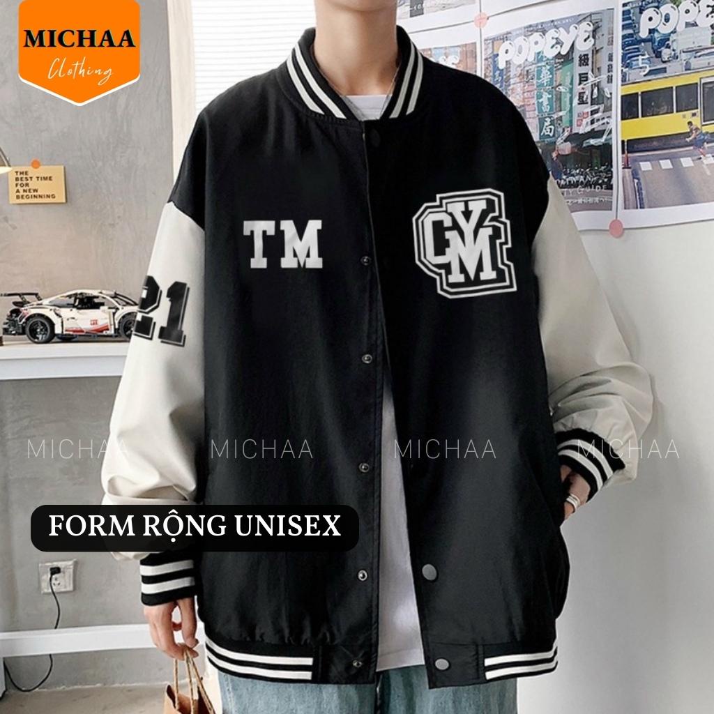 Áo Khoác Bomber Dù TM.CYM Nam Nữ Ulzzang Unisex Kiểu Thể Thao Jacket - MICHAA