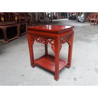 Đôn gụ hình chữ nhật cao 40 cm