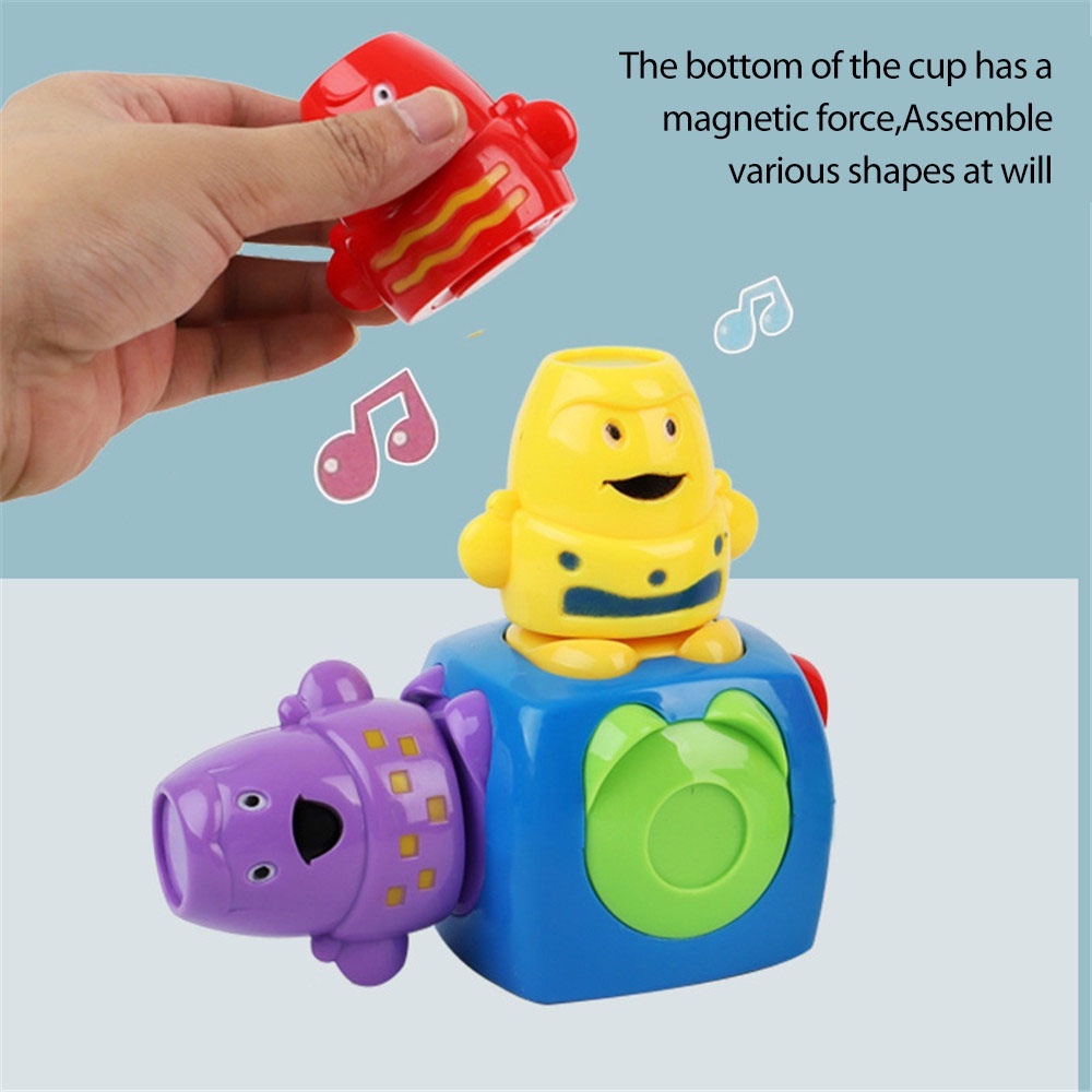 ▼ Creative magnet rattle doll Jenga children's educational toys ▍TOYBOX