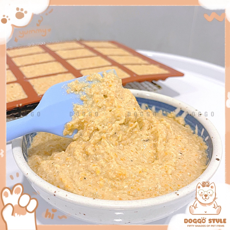 Treat Bánh Thưởng Cho Chó Và Mèo Bánh Chuối Cà Rốt Sấy Khô DOGGOSTYLE Homemade Sạch Răng Cung Cấp Chất Xơ