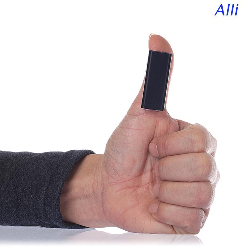 Máy ghi âm mini Alli 8G kèm tai nghe và dây cáp USB