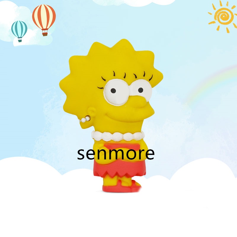 Usb 128G Có Đèn flash Họa Tiết Hoạt Hình Dễ Thương Cho Điện Thoại / Máy Tính