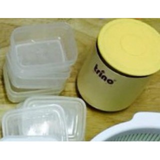 20 hộp nhựa có nắp 150ml đựng thực phẩm / đồ khô / ô mai / đồ ăn dặm / trữ đông