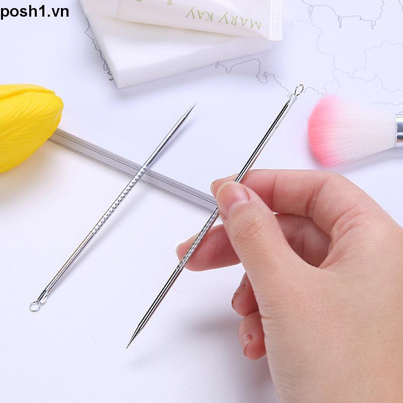 💖💖Kim hút mụn hai đầu bằng thép không gỉ / Kim bóp