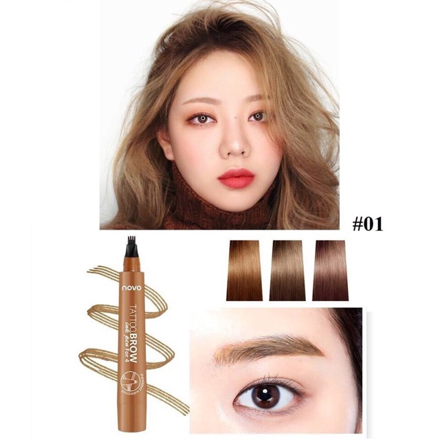 >NEW< Bút Phẩy Sợi Lông Mày Novo 4D Không Thấm Nước - 𝕸𝖗𝕲𝖎𝖓𝖌𝕳𝖆𝖒 | BigBuy360 - bigbuy360.vn
