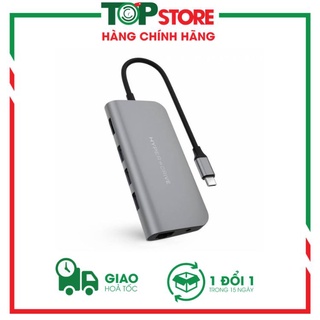 Cổng chuyển hyperdrive power 9-in-1 usb-c hub for ipad pro 2018, macbook, ultrabook & usb-c devices - bh 24tháng