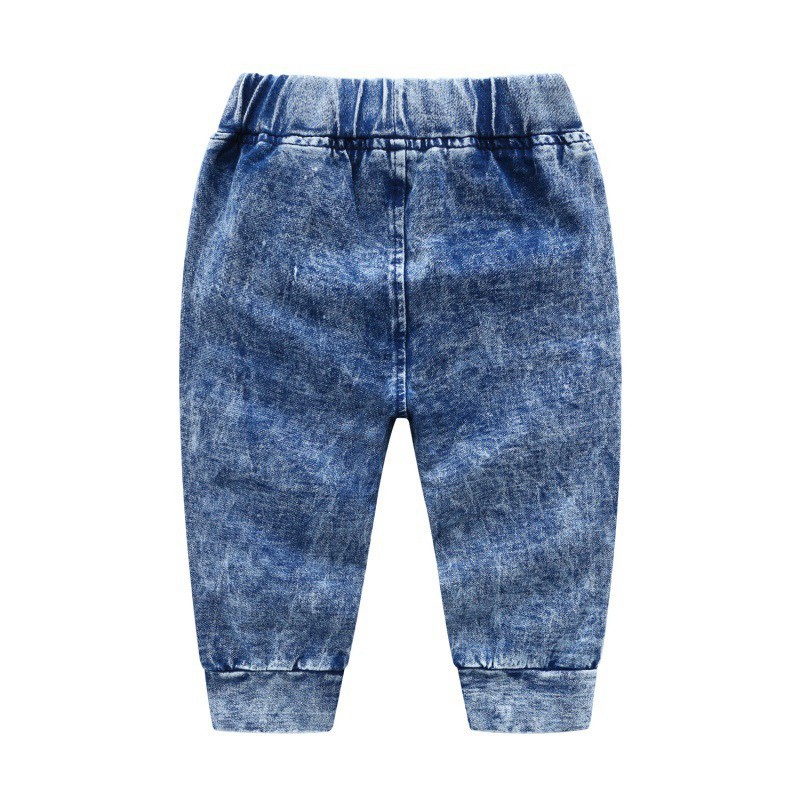 Áo khoác kiểu denim và quần dài cho bé