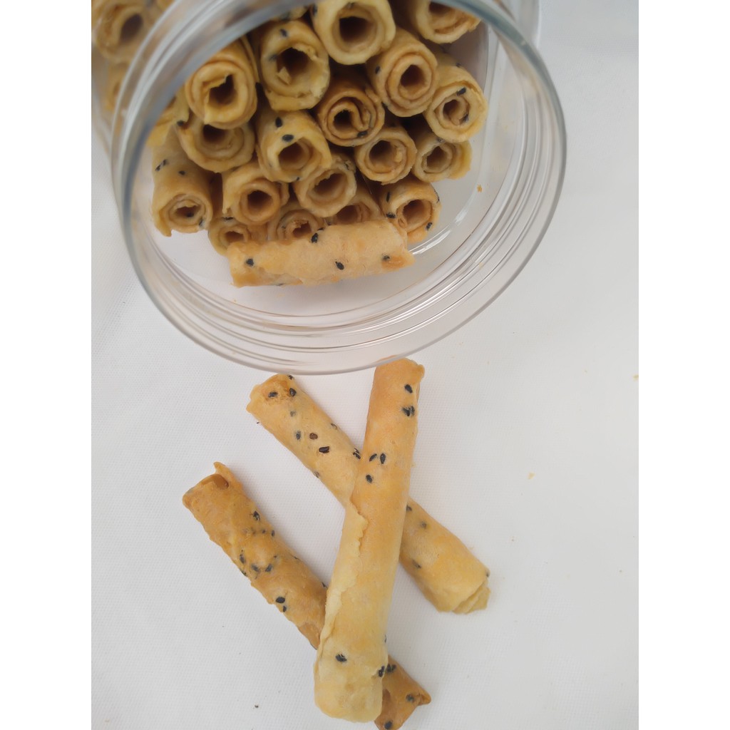 Bánh Ống Mè Tuổi Thơ Hũ 350gram