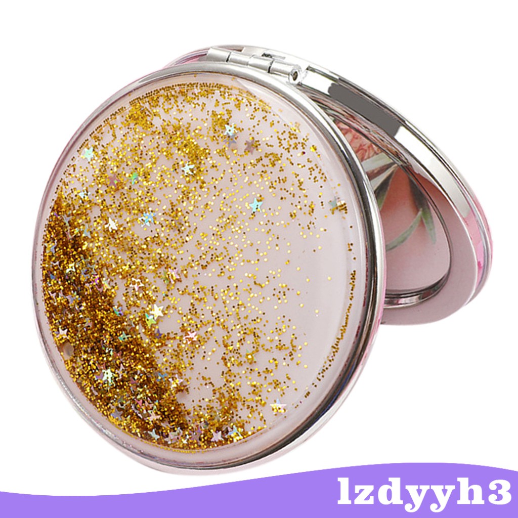 Gương Trang Điểm Hình Tròn Nhỏ Gọn Cầm Tay Trẻ Trung Lzdyyh3