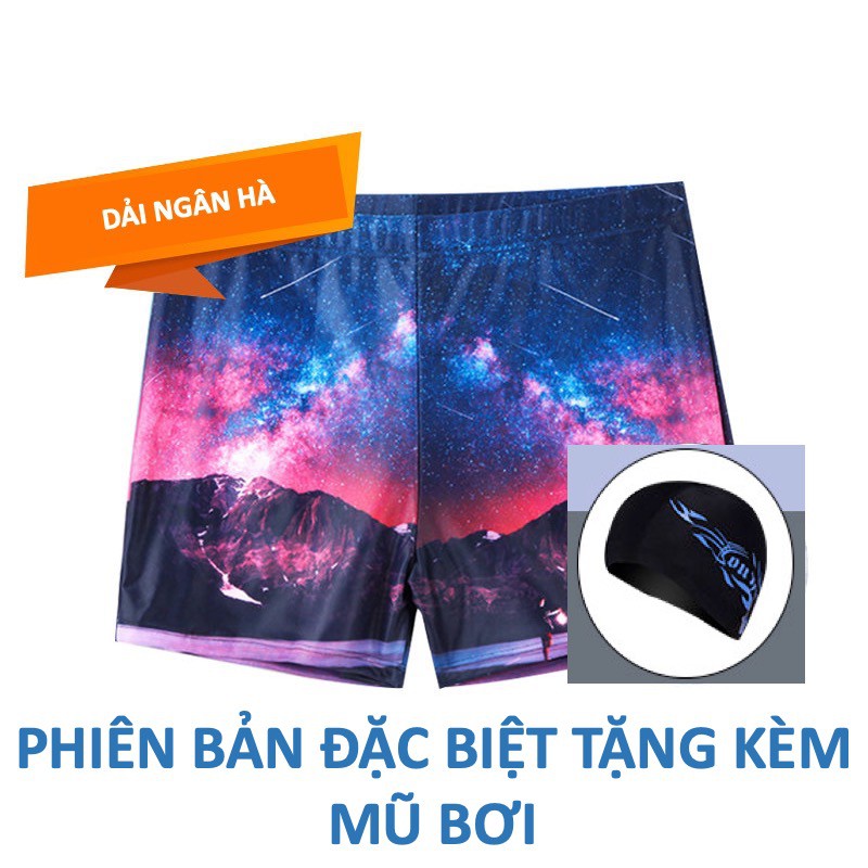 Quần bơi nam nhanh khô, cực chất, tặng mũ bơi | BigBuy360 - bigbuy360.vn