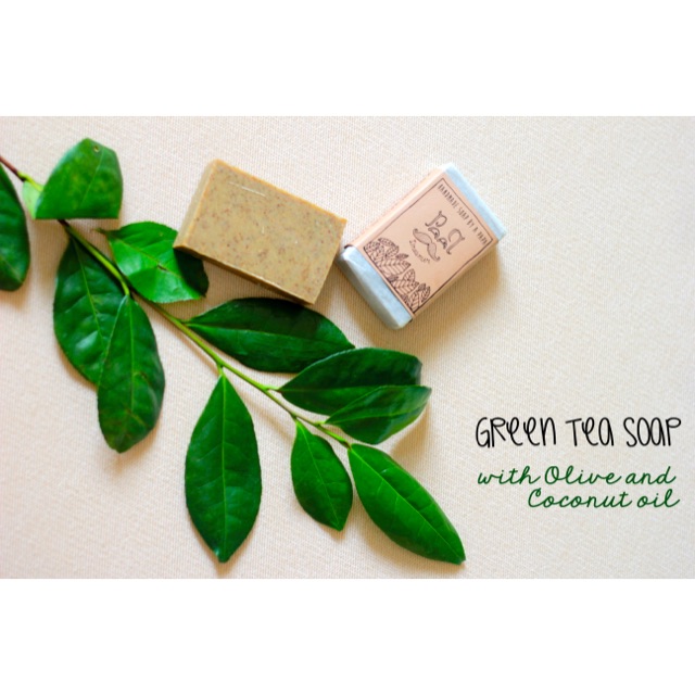 Xà bông bột trà xanh