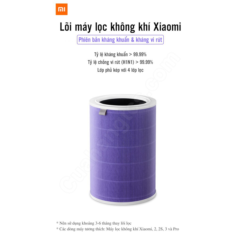 Lõi lọc không khí Xiaomi Air Purifier Filter Anti Formaldehyde 95