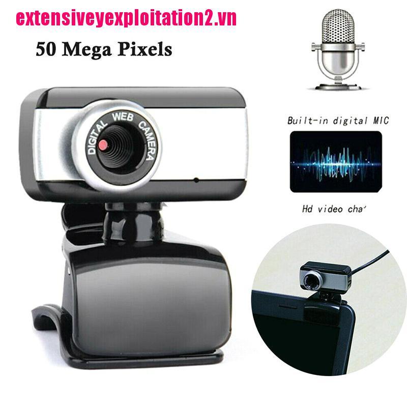 Set 2 Webcam Usb 2.0 Kèm Micro Hd Kỹ Thuật Số Chuyên Dụng Cho Máy Tính