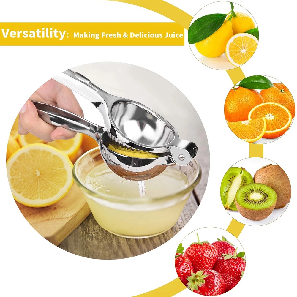 Dụng Cụ Ép Nước Trái Cây / Chanh Mini Bằng Thép Không Gỉ