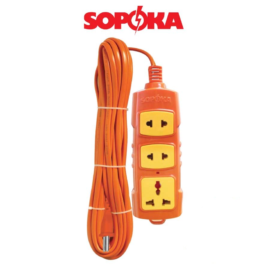 Ổ cắm công suất lớn Sopoka chịu tải 3000w, dây 3m, 5m, 10m