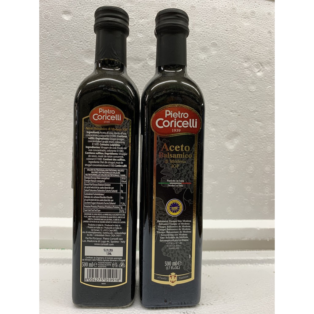 Pietro Coricelli Dấm đen Balsamic 500ml