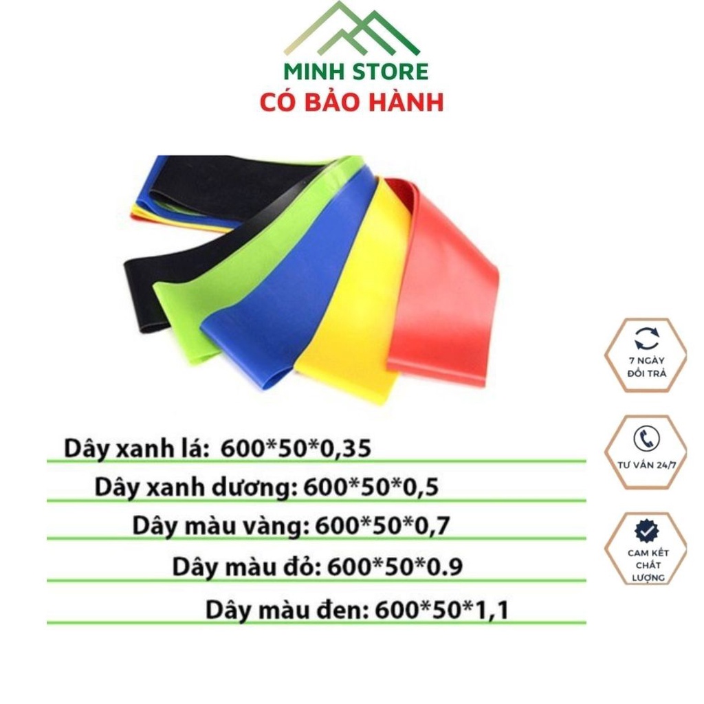 Dây Kháng Lực Tập Mông Mini Band,Dây Đàn Hồi Tập GYM,Chăm Sóc Sức Khỏe